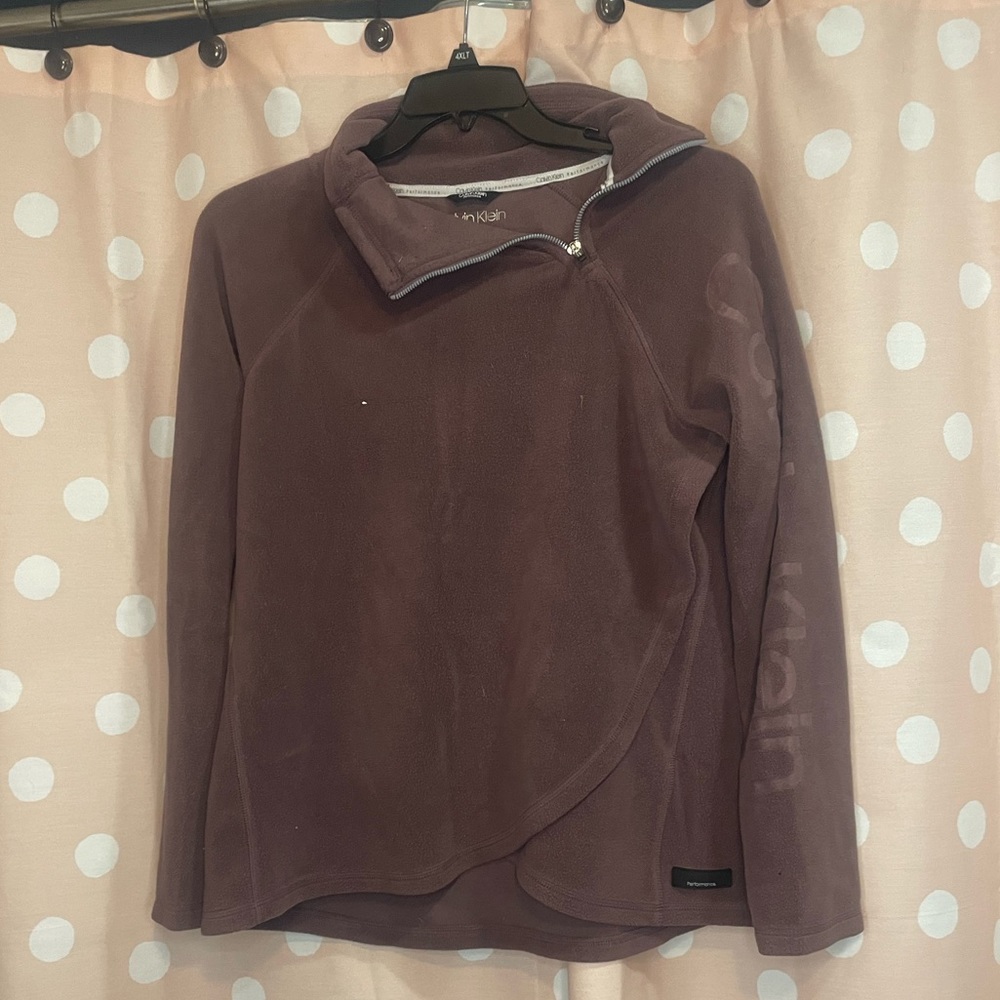 Purple-ish Brown Calvin Clein pullover sweatshirt